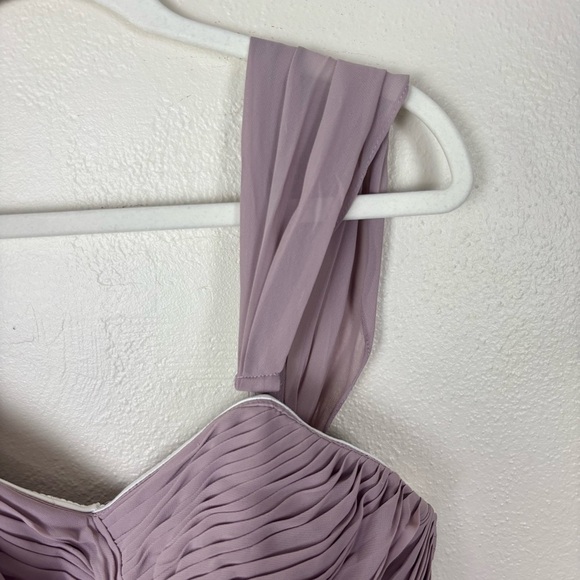 NWT Revelry Kennedy Chiffon Convertible Maxi Dress In Mauve 46” Length Size 12 - Picture 12 of 12